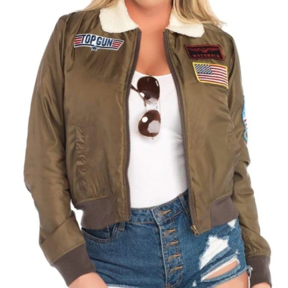 Top Gun Nylon Bomber Jacket - Picture 1 of 6
